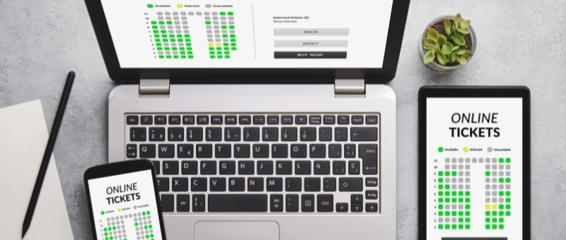 Funcionalidades plataforma para vender entradas